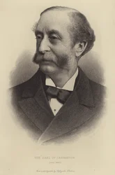 The Earl of Carnarvon, died 1890